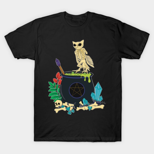 A Witch’s Brew T-Shirt by Art by New Moon 